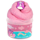 Original Squishmallows Lola The Unicorn Premium Scented Slime, Cotton Candy Scented, 8 oz. Fluffy with 2 Fun Add Ins, Pre-Made Slime for Kids, Great 6 Year Old Toys, Super Squishy Toy Squishmallows
