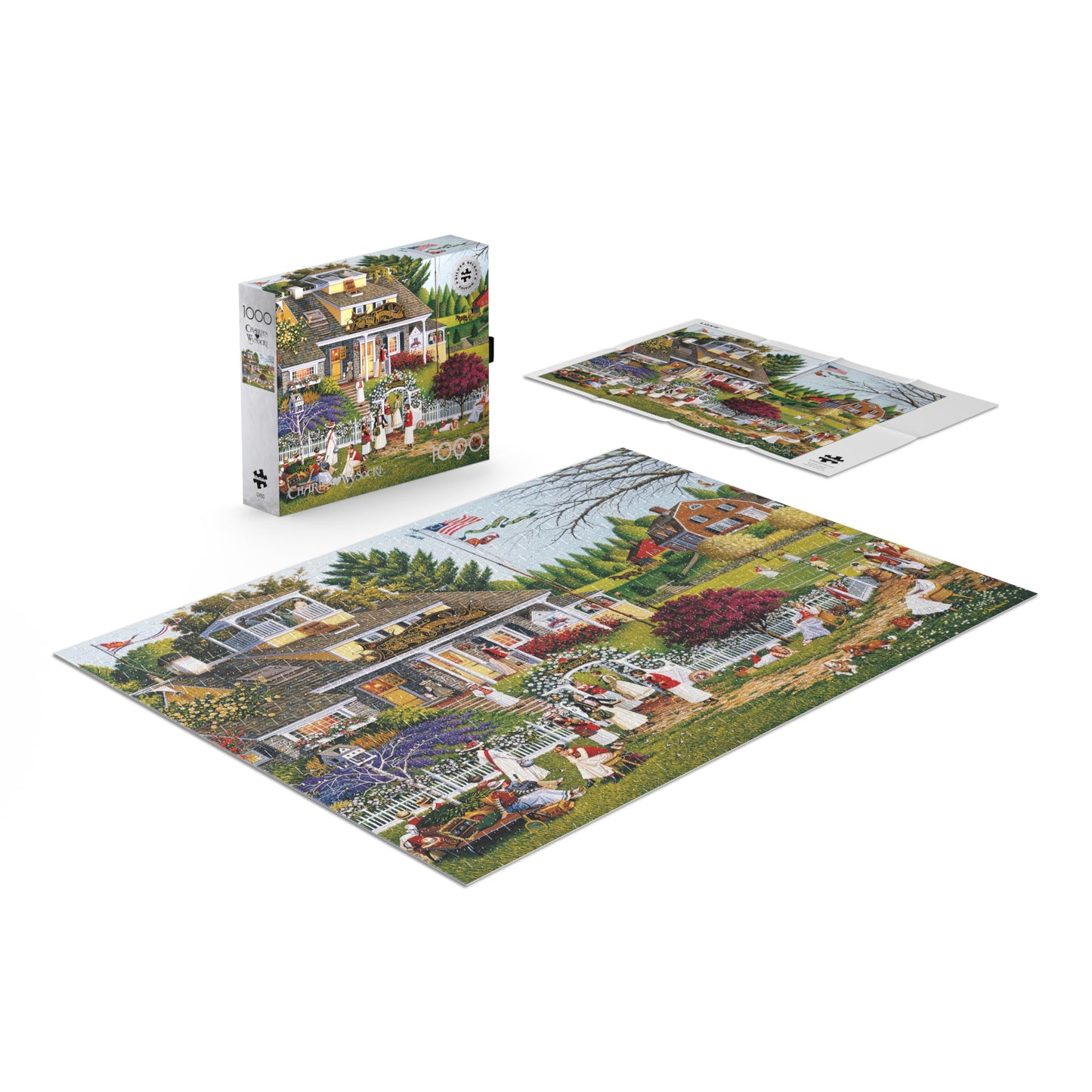 Buffalo Games - Silver Select - Charles Wysocki - Charles Wysocki - Love - 1000 Piece Jigsaw Puzzle for Adults - Challenging Puzzle Perfect for Game Night - Finished Size is 26.75 x 19.75