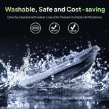 ELEGOO Water Washable ABS-Like 3D Printer Resin Ceramic Grey 1000g, High Performance, Durable, Low Odor, 3D Resin for 405nm MSLA LCD DLP Resin 3D Printers ELEGOO