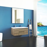 60 Inch Bathroom Vanity Double Sink, Modern Wall-Mounted Bathroom Storage Vanity Cabinet with Double Resin Top Basins and Soft Close Drawers, Ash Grey，60 Bathroom Vanity，Floating Vanity Bathroom Generic