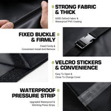 Golkcurx Ping Pong Table Cover,Table Tennis Cover Waterproof Sunproof Indoor & Outdoor Fits Universal 9x5 FT Tables (Black) (Outdoor) Golkcurx