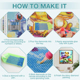 MEIYUDA Diamond Painting Kits for Adults, DIY Mushroom Diamond Art Kits for Beginners, 5D Animal Frog Diamond Art Painting Kit Gem Art Crystal for Home Wall Decor and Holiday Presents 12x12In MEIYUDA