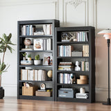 METALREAD Bookshelf, 5 Tier Metal Bookshelf, 69" H Tall Bookcase with Adjustable Shelves, Large Industrial Bookshelves for Living Rooms, Home Offices, Library, 10 Minutes Assemble METALREAD