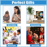 GDYEEH DIY 5D Sun and Moon Diamond Art Kits, Colourful Flowers Round Full Drill Sparkling Diamond Painting Picture, Diamond Painting Art Kits Craft for Adults Beginners, Home Wall Decor 12x12 inch GDYEEH