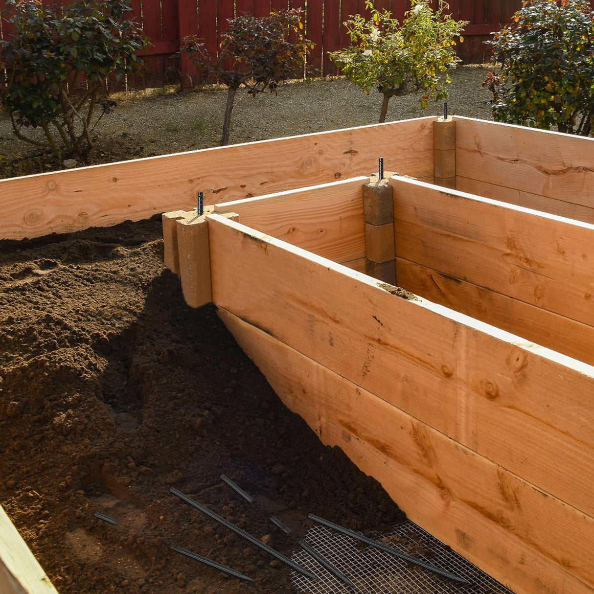 Besitu 16 inches Ground Rebar Stakes (16 pcs) Heavy Duty Metal Spikes for Concrete Timber Garden Plant, Long Straight Steel Stakes for Tent, 3/8" Thickness Ground Anchors with Chisel Point End, Black Besitu