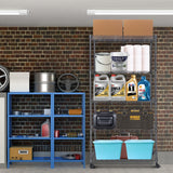 Whitmor Heavy Duty 5-Shelf Shelving Unit, Storage Shelves 1000Lb Capacity for Garage Kitchen Bathroom Bedroom, 30" D x 14" W x 59" H, 5 Tier, Black Whitmor