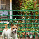 DOEWORKS Safety Fence, 4 x 100 FT Green Plastic Mesh Fence Roll Barrier Netting for Construction Fencing Animal Fencing Garden Fencing and Event Fencing DOEWORKS