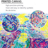 Christmas Stamped Cross Stitch Kits - Needlepoint Counted Cross Stitch Kits for Beginner Adult Crossstitching Printed Dimensions Snowman Patterns Stitch Embroidery Kits Arts and Crafts Paintcolor