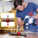 Parknshop Original 35mm Hinge Jig，Drilling Hole Puncher Hinge Jig Drill Guide Locator，Cabinet Hinge Jig for Door Cabinets Hinges Mounting parknshop