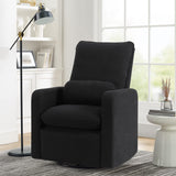 GAP babyGap Cloud Recliner with LiveSmart Evolve - Sustainable Performance Fabric, Jet Black Delta Children