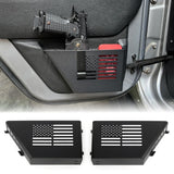 MAIKER Metal Rear Door Storage Box, Door Side Insert Organizer Box Pockets for 2007-2018 Jeep Wrangler JK 4 Door 2pcs(Black) MAIKER OFF ROAD