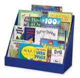 Classroom Keepers Sturdy Cardboard Book Shelf, 3-Tiered, Blue, 17" H x 20" W x 10" D, 1 Unit Pacon