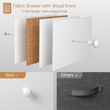 BOLUO Tall White Dresser Narrow Dresser Chest of Drawers Lingerie Chest Skinny Dressers for Closet,Bedroom Modern BOLUO