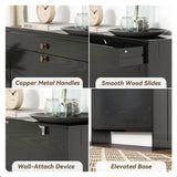 FTZxHKLX Black Narrow Shoe Storage Cabinet with 2 Flip Drawers,Freestanding Hidden Shoe Organizer for Entryway,Shoe Rack Closed Cabinet for Behind Door Entrance, Living Room, Apartment FTZxHKLX