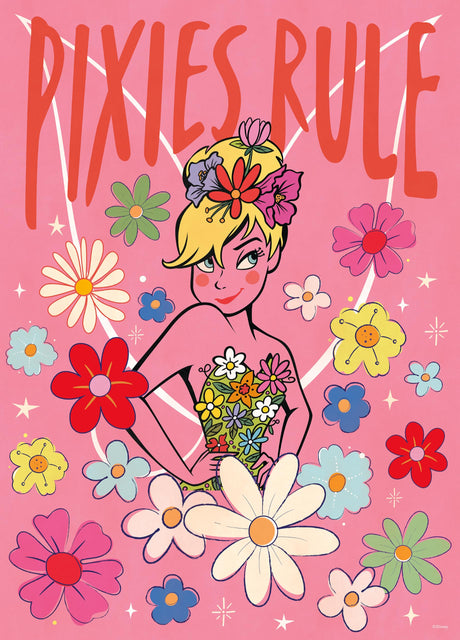 Ceaco - Disney - Tinker Bell - Pixies Rule - 500 Larger Sized Piece Jigsaw Puzzle Ceaco