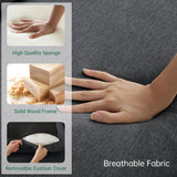 Portaforta Convertible Sectional Sofa Couch, 101" U Shaped Couch with Storage Chaise and Side Pocket, Modern Polyester 4-Seat Reversible Sofa Set for Living Room, Dark Grey Portaforta