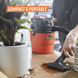 Armor All AA155 1.5-Gallon 2 Peak HP Portable Wet/Dry Shop Vac, Orange Armor All