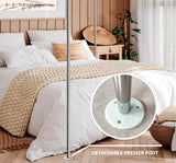 Niemro Canopy Bed Frame, Metal Stainless Steel Four Corner Bed Mosquito Net Frame Bracket Fit for Queen Size Bed, Firmly Fixed to Floor and Not Wobbly. Niemro