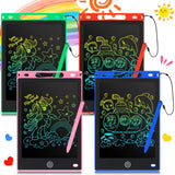 Zonon 4 Pcs LCD Writing Tablet for Kids 8.5 Inch Doodle Board Drawing Tablet Toddler Toys Gifts LCD Writing Board Electronic Erasable Reusable Colorful Screen Pad(Blue, Red, Green, Pink) Zonon