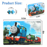Puzzles for Kids Ages 4-8 60 Pieces Jigsaw Puzzles for Boys and Girls Educational Learning Puzzles in Metal Box bexido