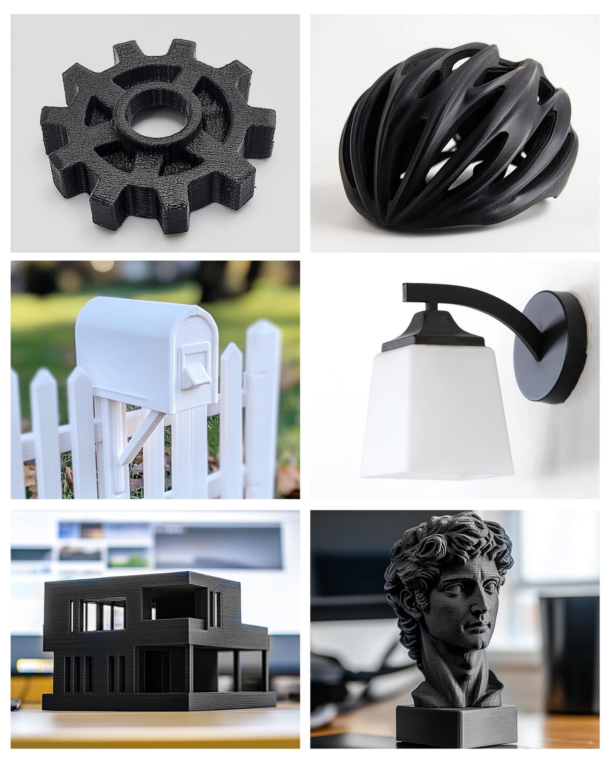 Inslogic ASA Filament 1.75mm, UV & Weather Resistant 3D Printer Filament, High-Strength & Heat-Resistant, Smooth Printing with Low Warping, Ideal for Outdoor Use, 1kg (2.2lbs) Spool, White Inslogic