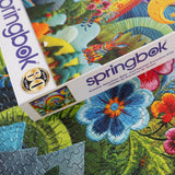 Springbok's Summer Adventure Quilt 1000 Piece Puzzle for Adults Features Imagery of an Amazing and Colorful Quilt Featuring a Summer Scene and The Tools Used to Create It. Springbok