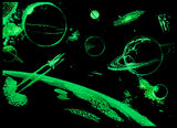 Glow in The Dark Universal Cosmos Adventure 1000 Piece Jigsaw Puzzle, Twin Spring Goods 1,000 pcs Puzzle TWIN SPRING GOODS