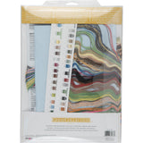 Dimensions Flowers for Sale Counted Cross Stitch Kit, 9" x 12", 14 Cnt. Light Blue Aida 5 Piece Dimensions