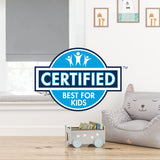 ECLIPSE Drew Noise Reducing Blackout Cordless Lined Window Roman Shade for Living Room, 31 in x 64 in, White Eclipse