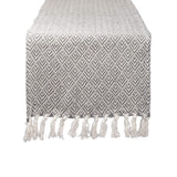 DII Braided Farmhouse Table Runner, 15 x 72 inches, 1-Piece, Gray DII