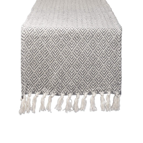 DII Braided Farmhouse Table Runner, 15 x 72 inches, 1-Piece, Gray DII