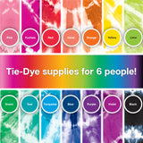 Tulip One-Step Tie-Dye Kit Party Supplies, 18 Bottles Tie Dye, Rainbow, 1 Count (Pack of 1) Tulip