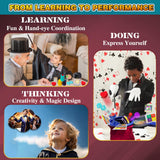 VIANBYE Magic Tricks for Kids, Magic Kit with Video Instructions for Easy Learning, 24-in-1 Magician Starter Set, Christmas Halloween Birthday Gifts Toys for Ages 6 8 10 12 Years Old Boys Girls VIANBYE