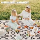 Pendolr Outdoor Rug Waterproof 8x10 ft Outdoor Carpet Patio Rug Mat Reversible RV Camping Rug Plastic Straw Rug Outside Outdoor Area Rug for Patio Deck Balcony Backyard Picnic Beach Pendolr