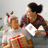 ZICOTO Beautiful Modern Christmas Cards Set of 20 - Incl. Bulk Envelopes, Matching Stickers And Storage Box - Perfect to Send Warm Holiday Wishes to Friends and Family ZICOTO