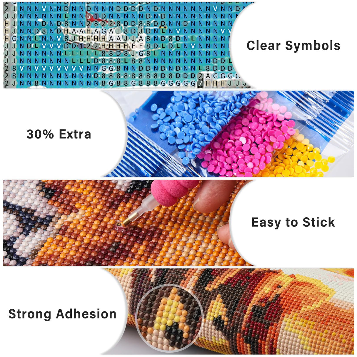 Lxmsja Sea View Diamond Art Kits for Adults, Landscape DIY Full Drill Diamond Painting Kits for Beginners, 5D Gem Art Crafts for Adults, Home Wall Decor 12x16 inch Lxmsja