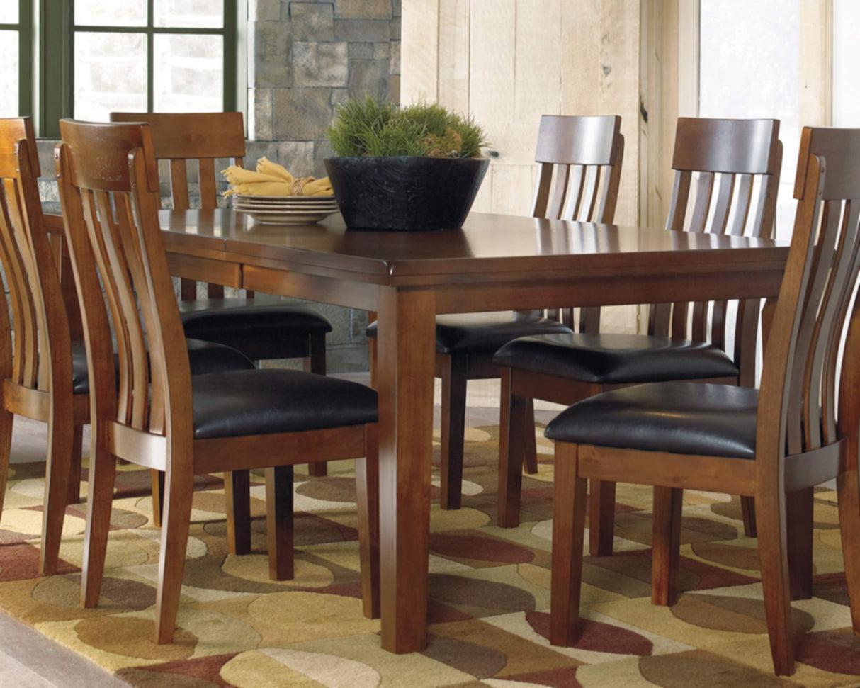 Signature Design by Ashley Ralene Traditional Dining Room Extension Table, Medium Brown Signature Design by Ashley