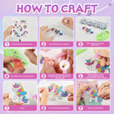 Glow in The Dark Decorate Your Own Water Bottle Kit,Unicorn Toy Gift for 4-6-8-10-12 Year Old Girl,Craft Toy for Age 3 4 5 6 7 8 9 10 Girl,Kid Teen Water Bottle Sticker for School Christmas Birthday Bemetu