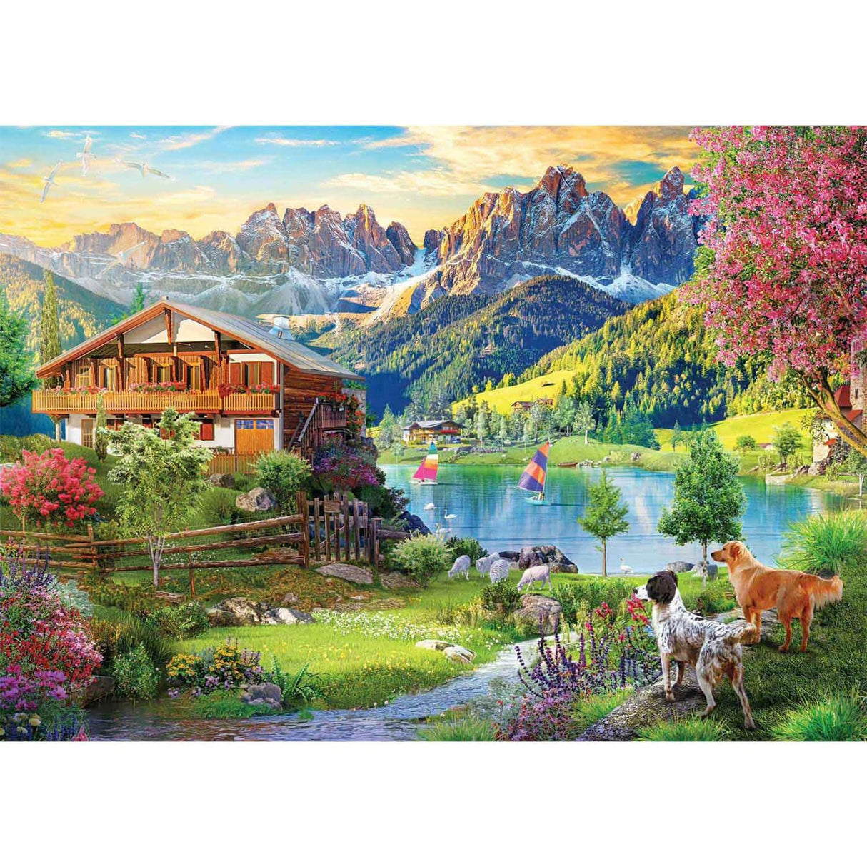 Anatolian Puzzle - Dolomitas, 3000 Piece Jigsaw Puzzle, #4928 Anatolian