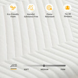 ESHINE Split King Adjustable Bed Frame with Mattress - 12 Inch Gel Memory Foam Mattress(Medium-Soft), Bluetooth APP Control, Wireless Remote, Zero Gravity, Anti Snore, Head and Foot Incline ESHINE