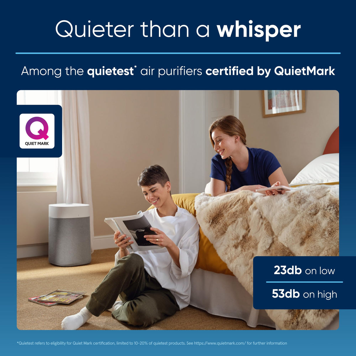 BLUEAIR Air Purifiers for Large Rooms, Cleans 3,048 Sqft In One Hour, HEPASilent Smart Air Cleaner For Home, Pets, Allergies, Virus, Dust, Mold, Smoke - Blue Pure 211i Max Blueair