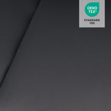 MCombo Power Lift Recliner Chair with Extended Footrest for Elderly People, Faux Leather 7287 (Black, Medium) MCombo