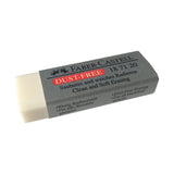 [Pack of 4] Faber-Castell LARGE Eraser Dust Free Clean and Soft Erasing for ART, OFFICE, SCHOOL USE (6.2x2x1.25cm) Faber-Castell