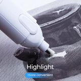 M&G Electric Eraser for Artists, Rechargeable 60 Eraser Refills, Automatic Portable Plastic Pen, Requires 2 AAA Batteries (Not Included), Battery Operated for Drafting, Sketching, Painting (White) M&G