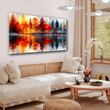igoodom Large Diamond Painting, Landscape Large Diamond Art Kits for Adults, Full Drill Round Big Diamond Painting, DIY Gem Art and Crafts for Home Wall Decor Gift 27.5 X 15.7inch igoodom
