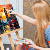 Paint by Numbers Kit for Adults Rolled Canvas - 16x20 Inch Big Ben Adult Paint by Number Kits on Canvas for Beginners, DIY Acrylic Oil Number Painting Kits with Gift Box for Home Wall Decor Gift Offito