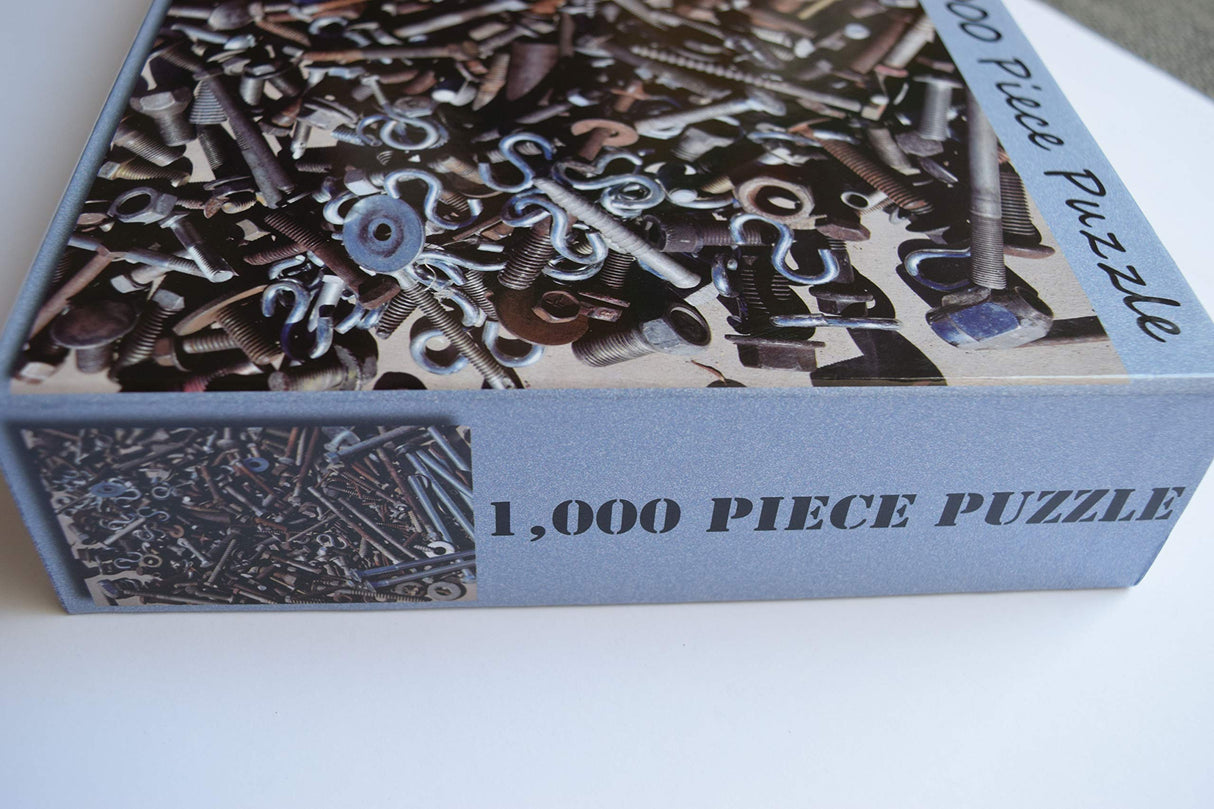 1000 Piece Jigsaw Puzzle for Adults - It's Nutz and Bolts and Hardware - Extreme Puzzle Difficult Challenging 1000 Piece Puzzle Fun for The Whole Family. Difficult Puzzles for Adults Parachute Puzzles