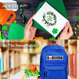 50 Pieces Sublimation Patch Fabric Iron-on Blank Patches Fabric Repair Sublimation Blank Patch Heat Transfer Blank Patch for Hats Clothes Uniforms Jeans Backpacks Dog Vest (White,Classic Series) Waydress