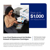 Epson EcoTank ET-3850 Wireless Color All-in-One Cartridge-Free Supertank Printer with Scanner, Copier, ADF and Ethernet – The Perfect Printer Home Office,White Epson