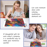 SKRYUIE 5D Large Diamond Painting Kits The Buddha - DIY Diamond Art Kits for Adults Flower, Full Round Drill - Crystal Embroidery Cross Stitch - Craft for Wall & Office Decor - 12x30 inch / 30x80 cm SKRYUIE